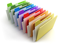 Ordnerinhalte drucken oder speichern